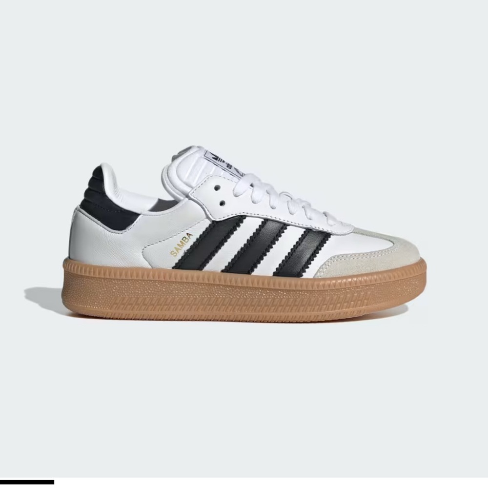 Adidas Samba White Black Gum Sole Sneakers